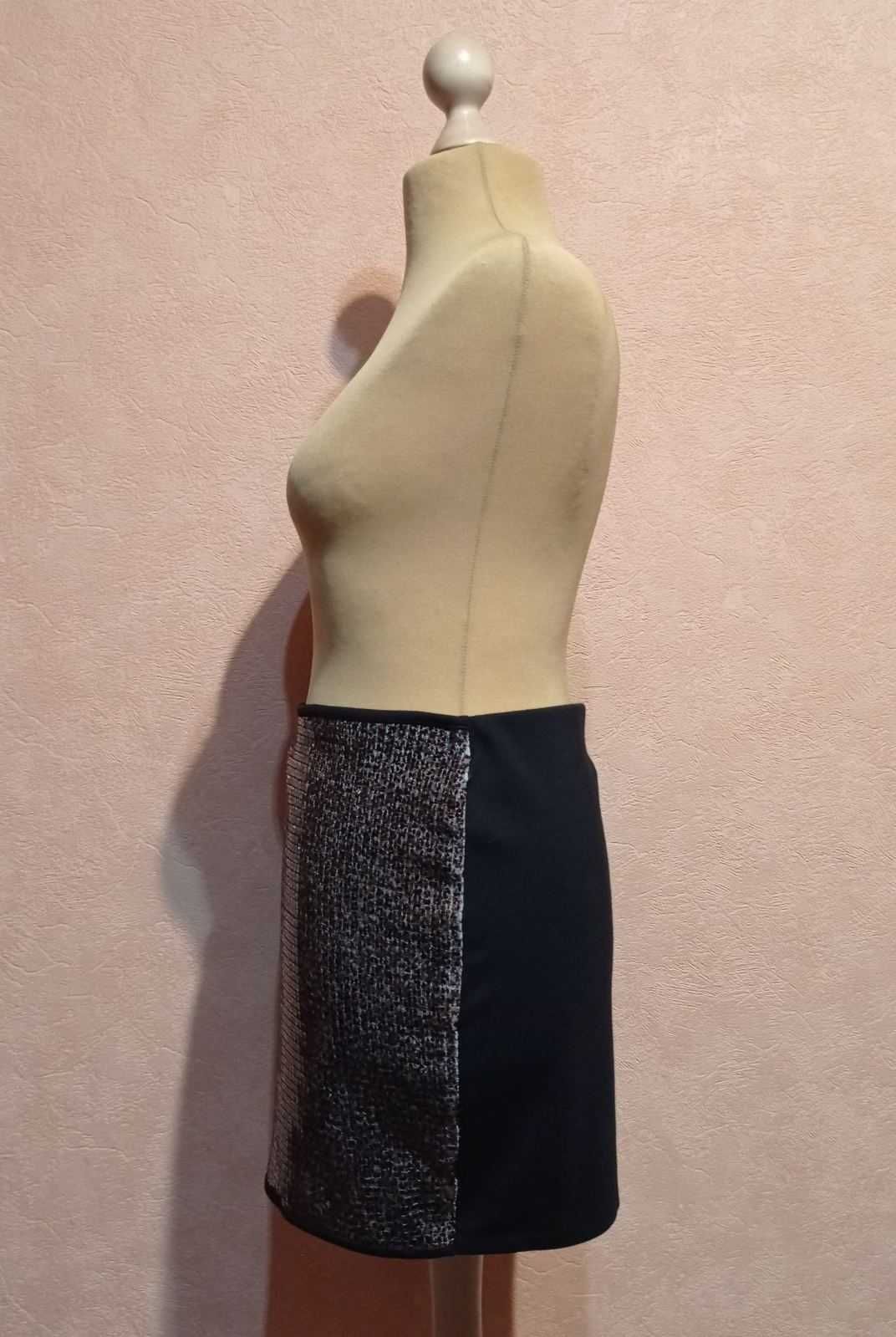 Шикарная трикотажная юбка в пайетках, K. Woman (Германия).