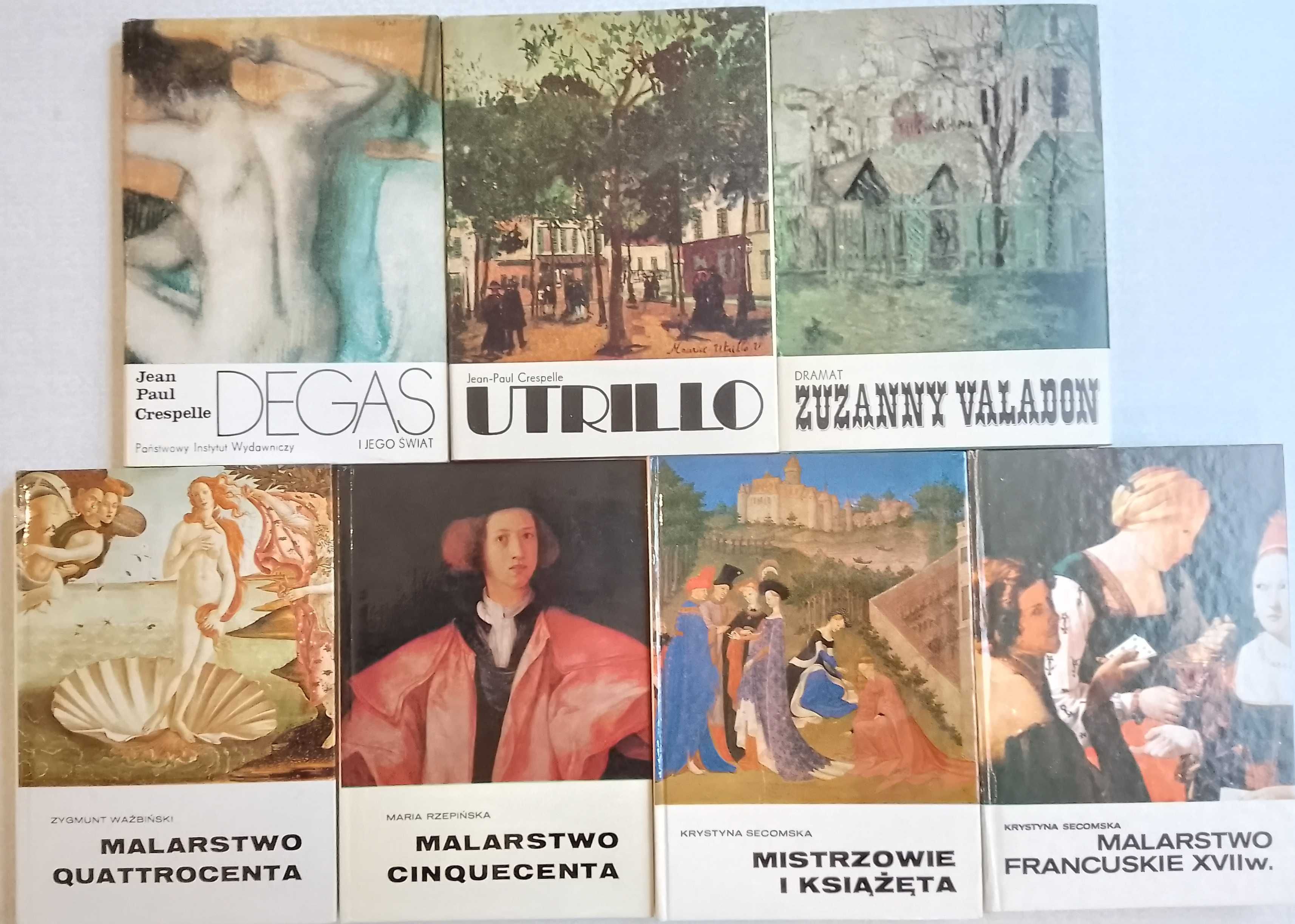 Biografie malarzy, monografie epok i kierunków w sztuce; 30 książek