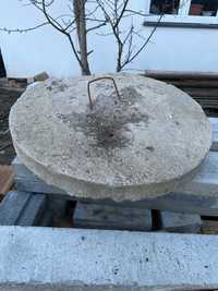 Pokrywa betonowa do szamba lub innego zbiornika 75cm okrągła