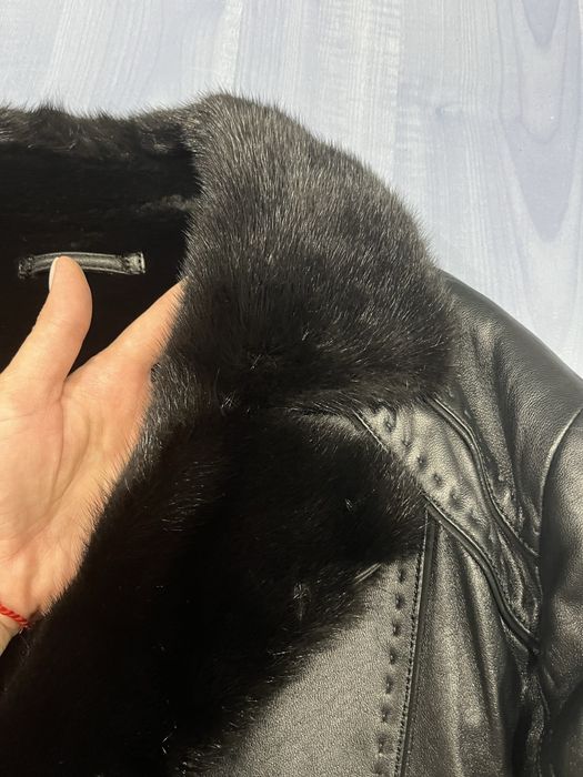 Куртка шкіряна зима