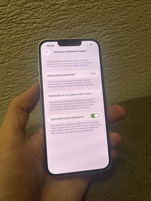 Iphone 13 128gb 96% bateria, gwarancja, zadbany, rozowy !