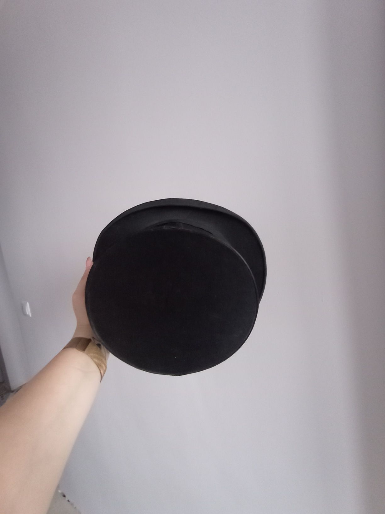 Cylinder kapelusz składany PRL