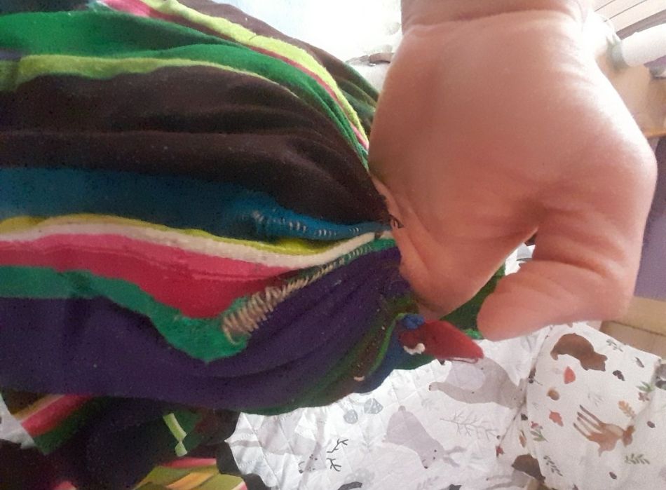 Strój łowicki, ludowy, kiecka, zapaska