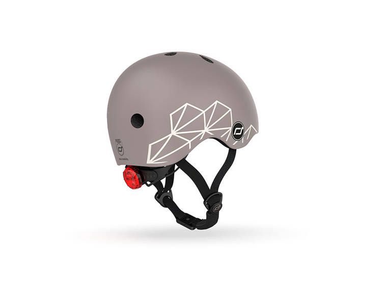 SCOOTANDRIDE Kask XXS-S dla dzieci 1-5 lat Brown Lines