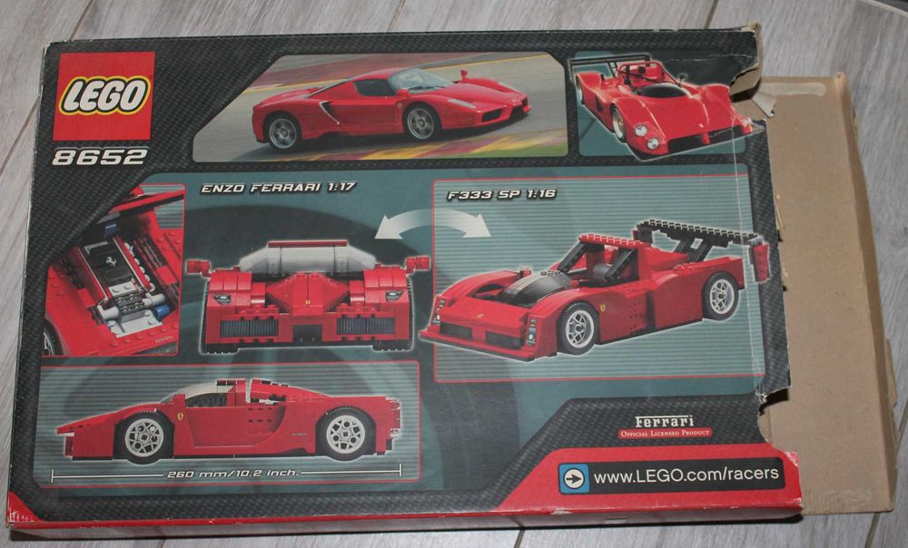 Lego zestaw 8652 Ferrari Enzo