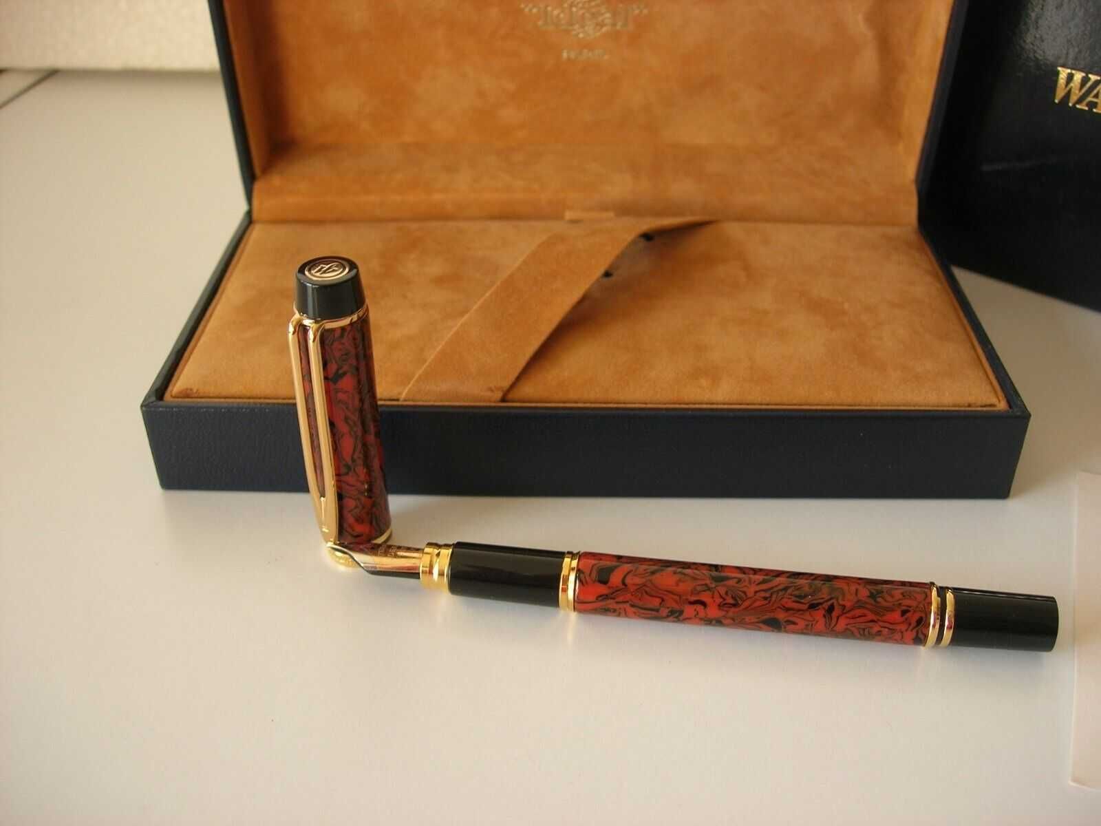 Waterman Le Man 200 Castanho Marble Aparo F IDEAL PARIS 18KL