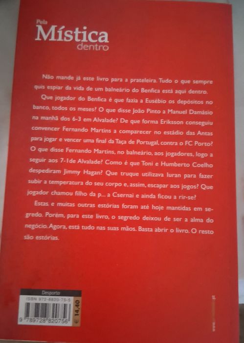 Pela mística dentro Benfica