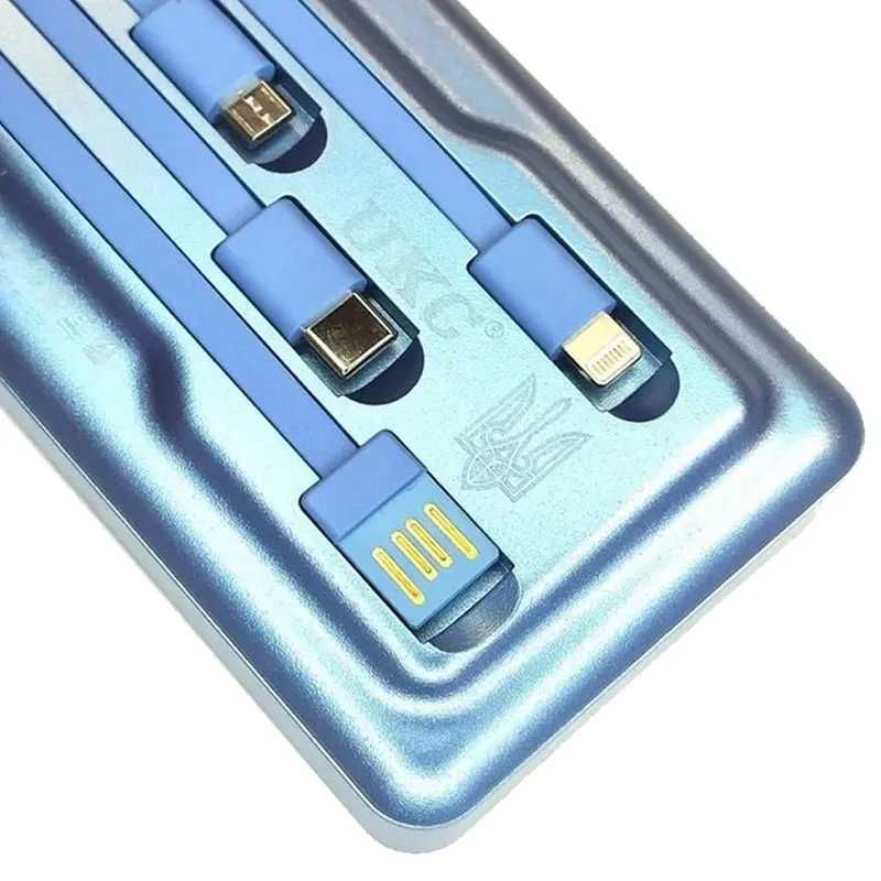 Powerbank 20000mah 10W потужний повербанк павербанк з кабелями ліхтар