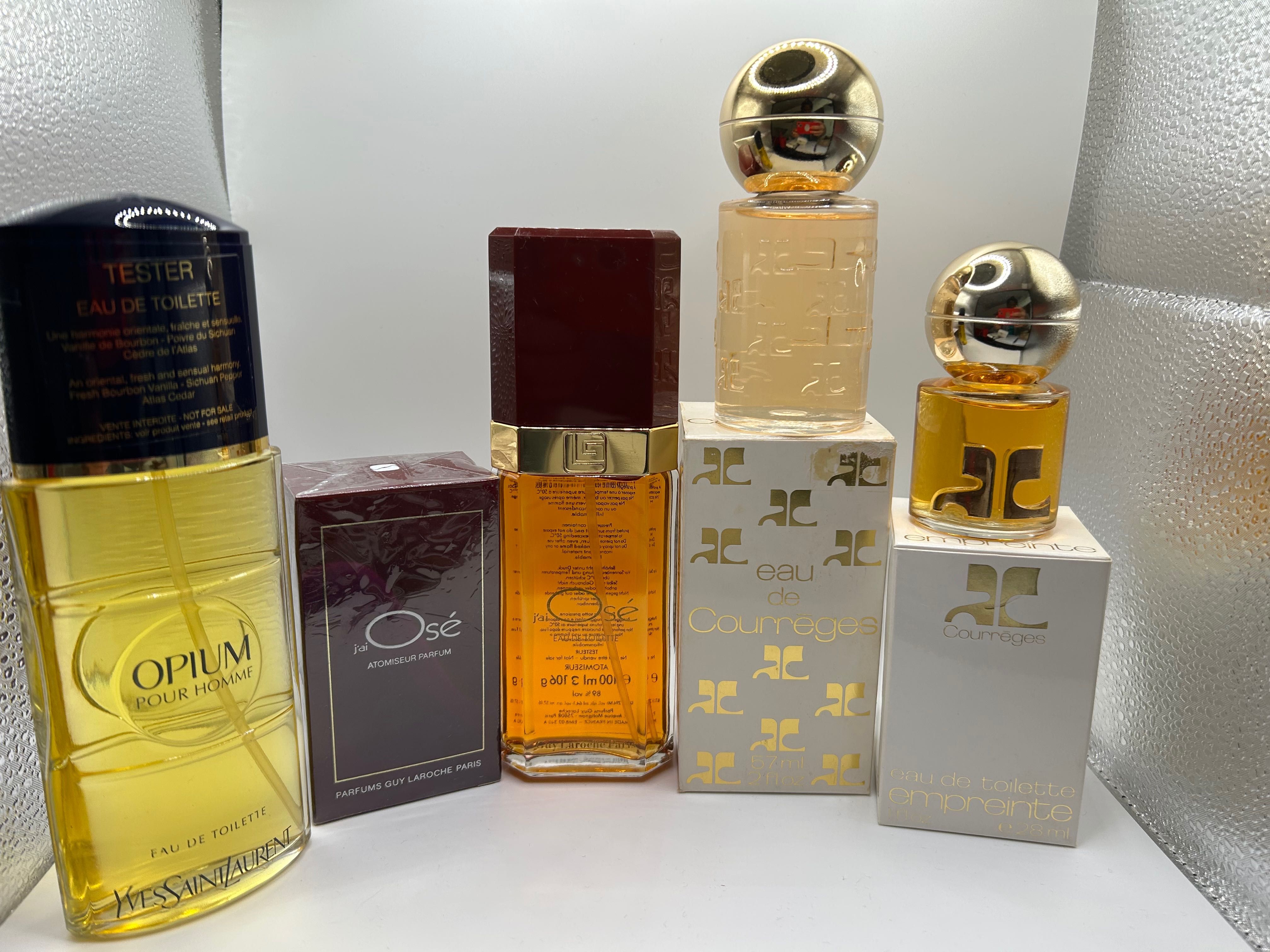 Courreges Empreinte eau de Courreges Guy Laroche J’ai Ose YSL Opium