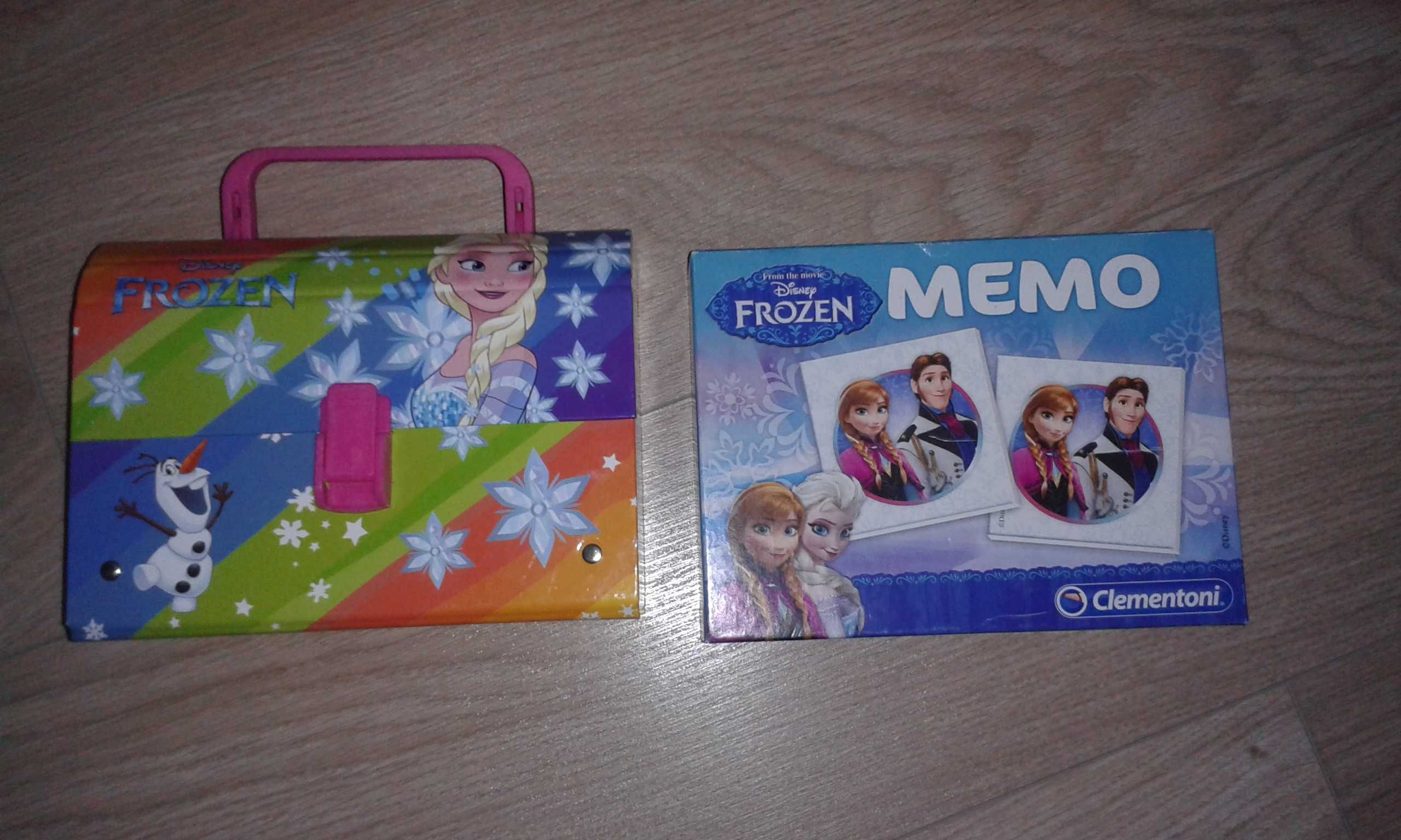 Kuferek Gra Memo Kraina Lodu Elsa Anna Olaf Walizka Torba + Gratis