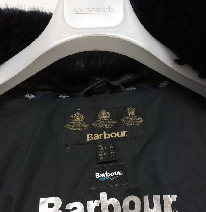 Пуховик barbour scuttle quilt Л размер