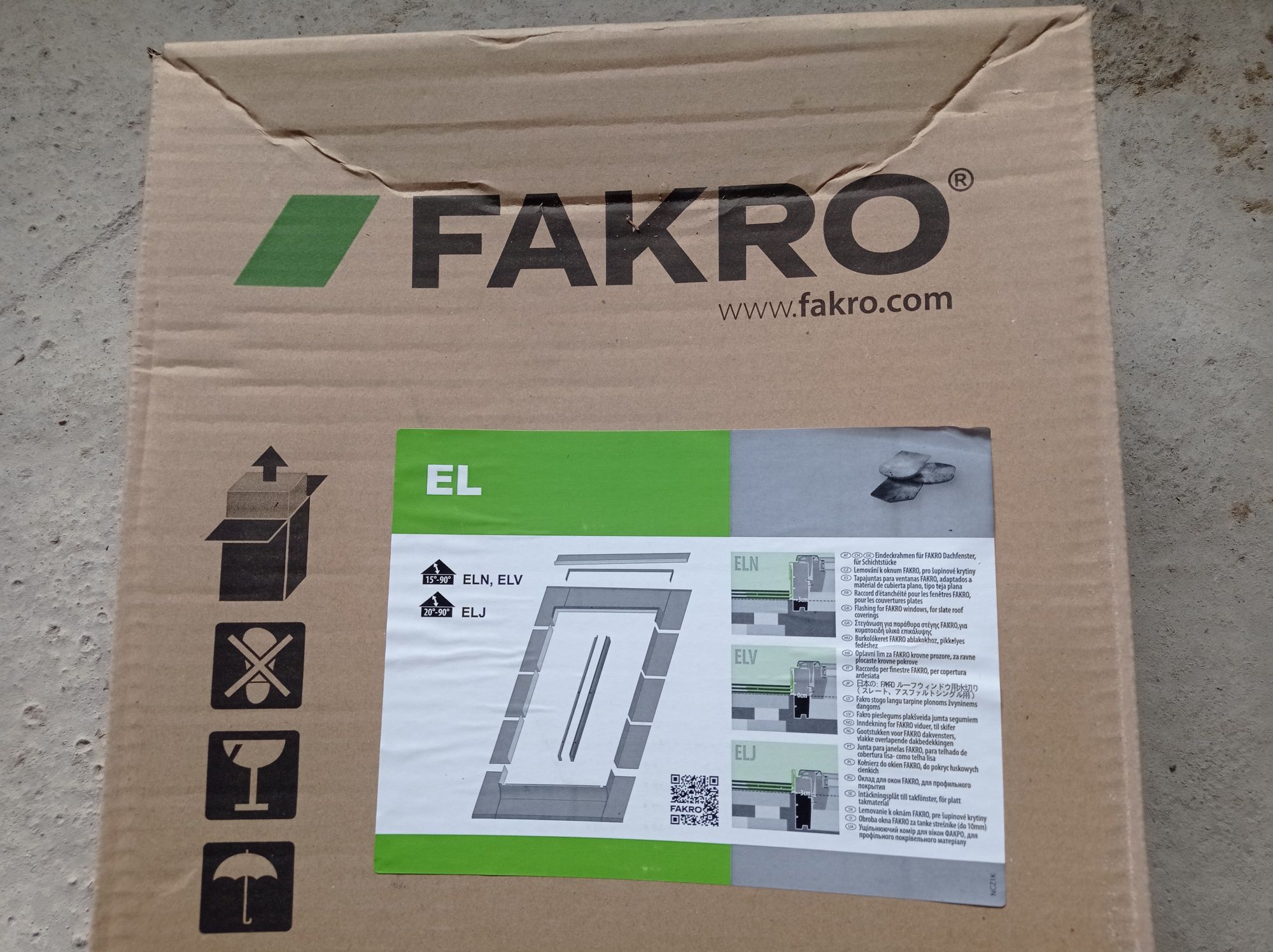 Kołnierz do okna dachowego 78x118 Fakro ELV-T