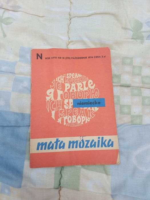 Stary miesięcznik Mała Mozajka Niemiecka 1974rok