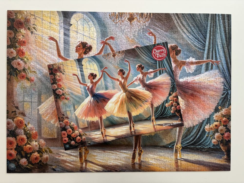Puzzle 1000 Cherry Pazzi | kompletne | grace in motion baletnice