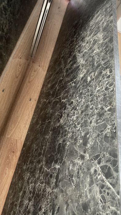 ikea blat ekbacken ciemnoszary - cały