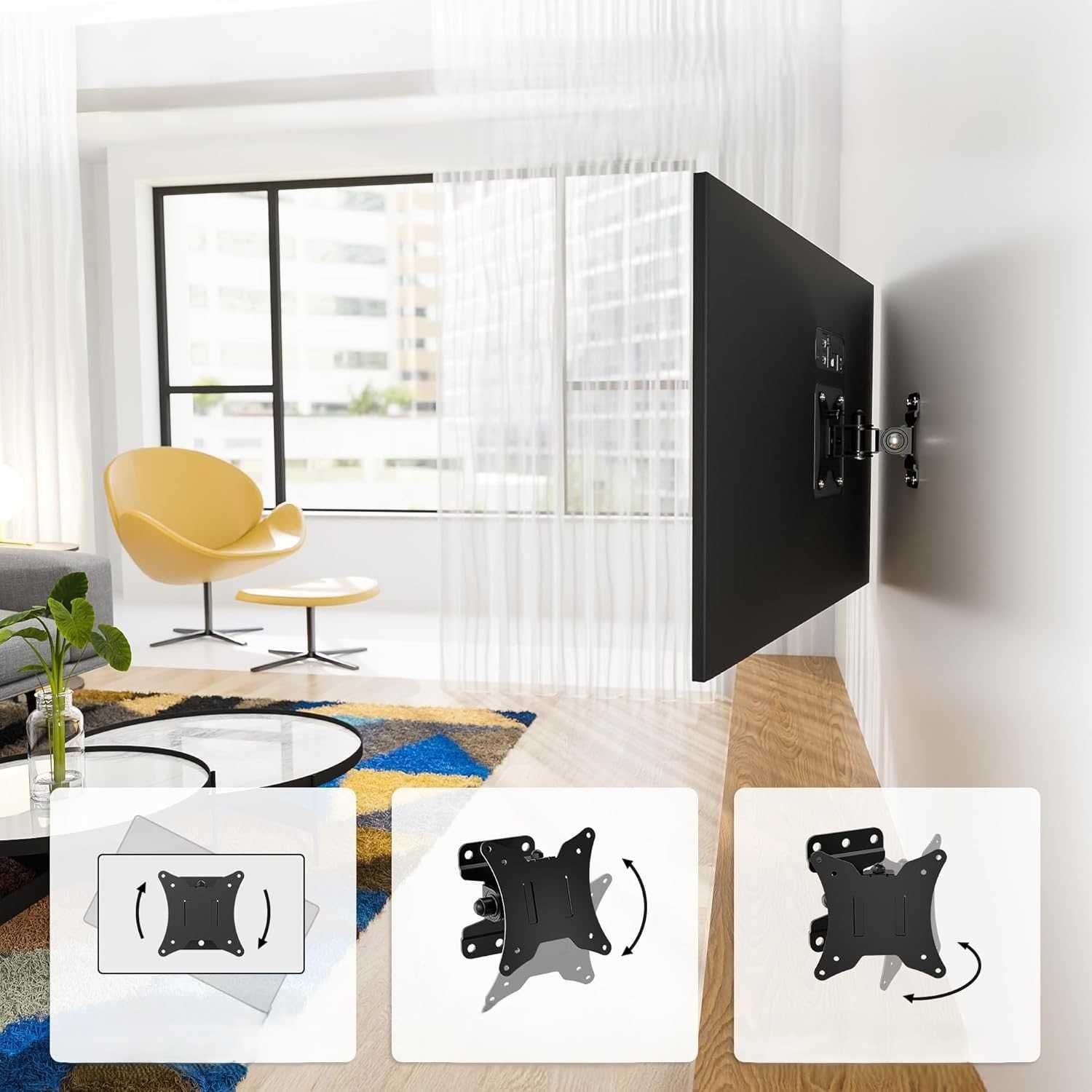 Uchwyt ścienny TV BONTEC 13–30" VESA 75/100 do 25kg