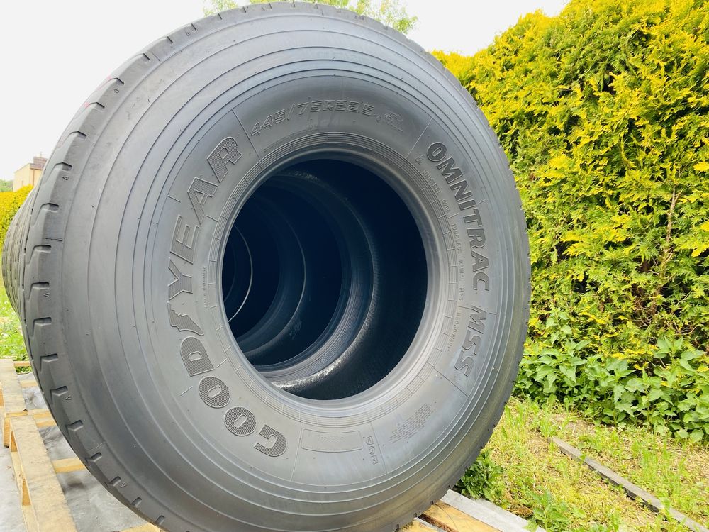 Opony 445/75R22.5 Goodyear MSS Terberg   Oryginał BEZ ŁAT