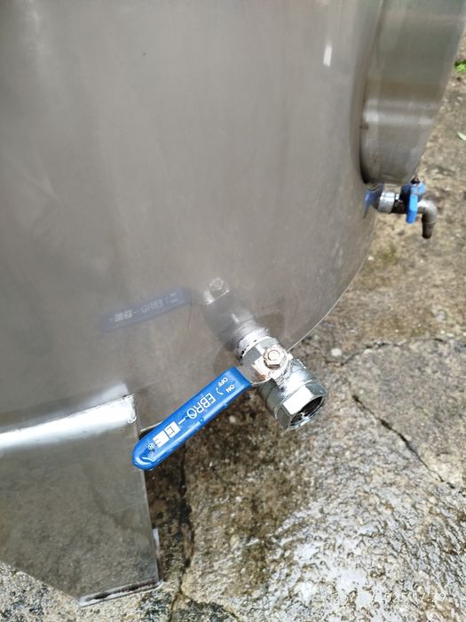 Cuba em inox de 1000L