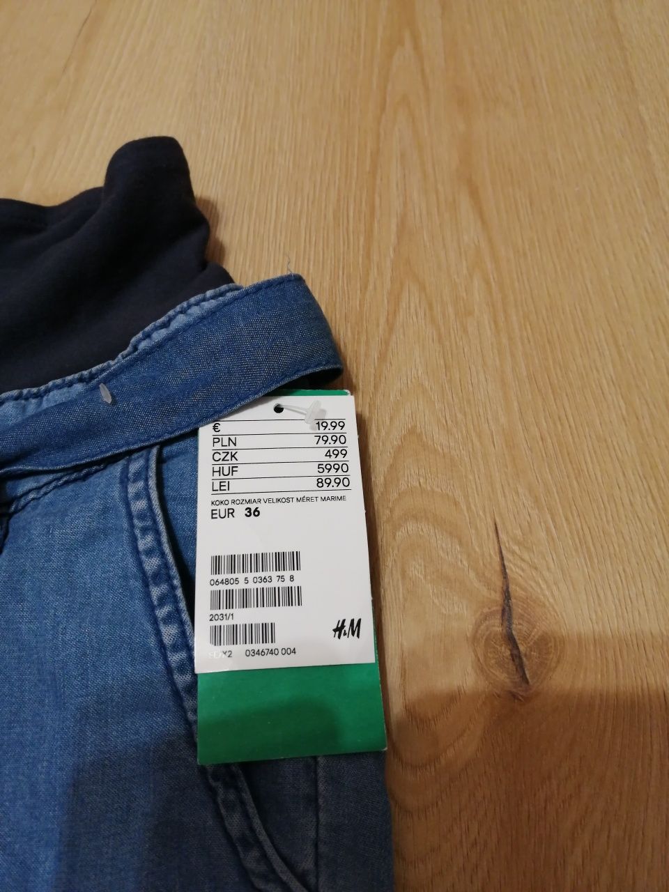 Spodenki/szorty ciążowe H&M mama roz.36 NOWE!