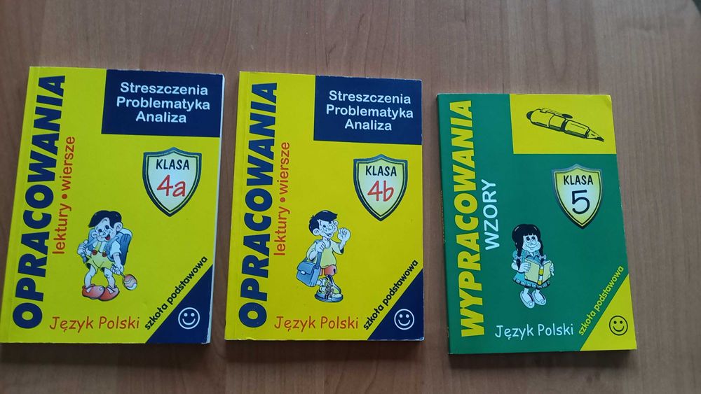 Opracowania lektur do języka polskiego - klasa 4/5