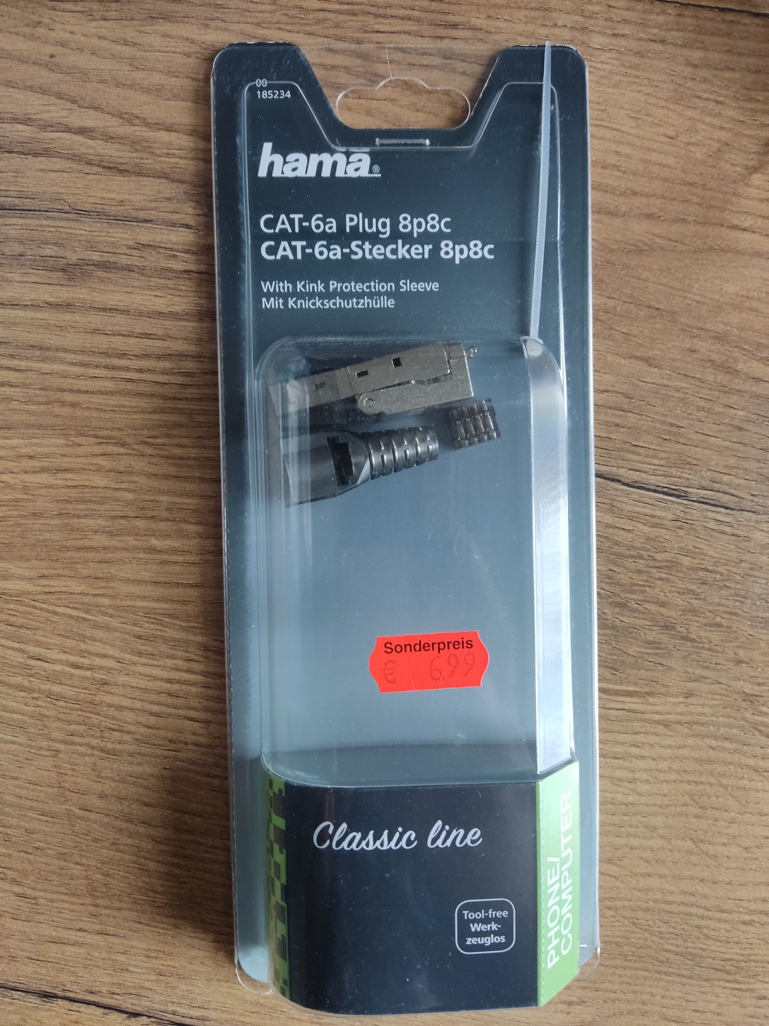 hama wtyk cat 6a plug 8p8c