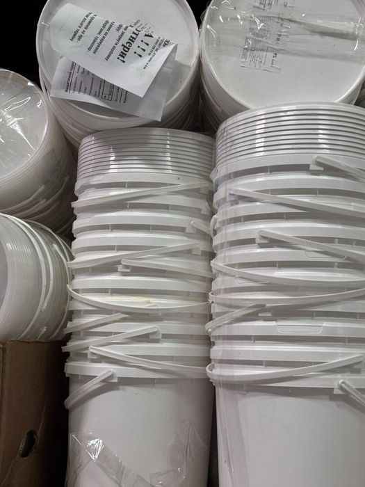 Відра пластикові харчові б/в 5 л