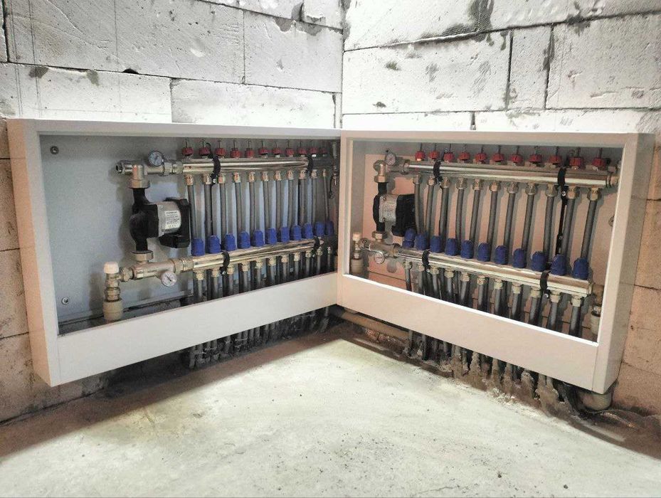 Монтаж отопления , тёплых полов , дымоходов ,твердотопливных котлов