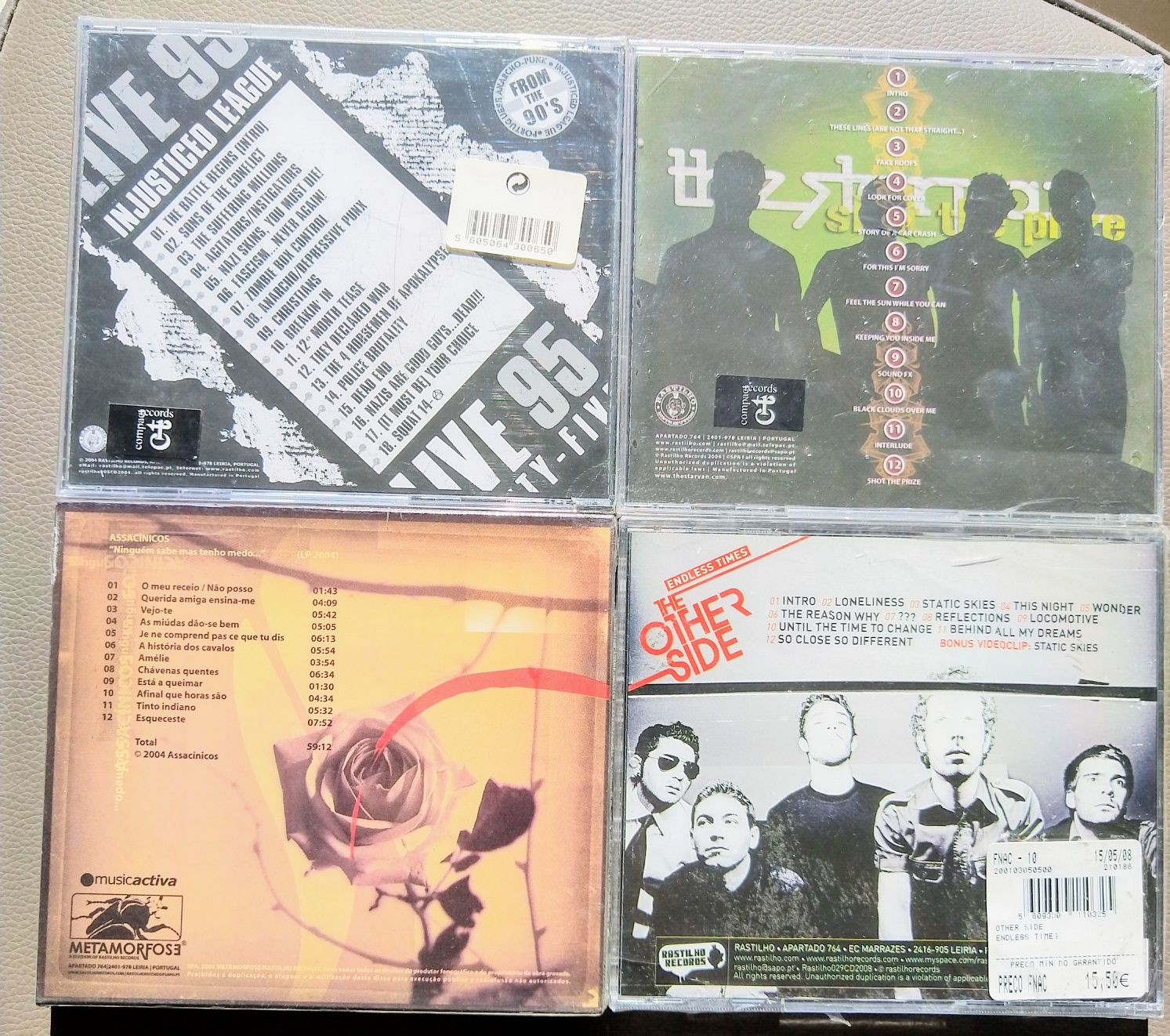 Lote Vários Pack CDs Punk Rock Heavy Death Prog Grunge Alternativo