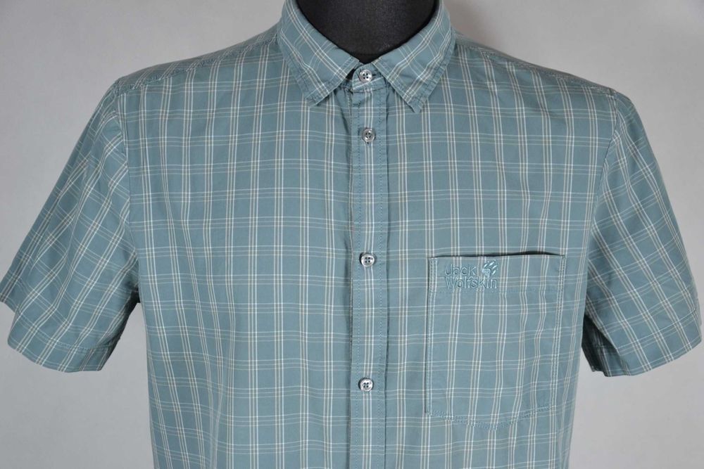 JACK WOLFSKIN Hot Springs Koszula Męska L Oryginał Super Stan Bawełna