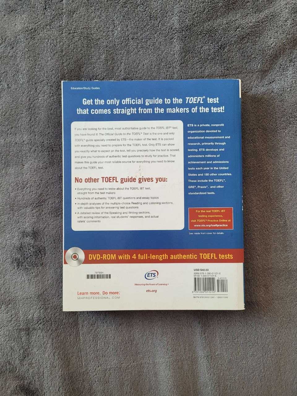 Książka Official Guide to the TOEFL Test with DVD-Rom