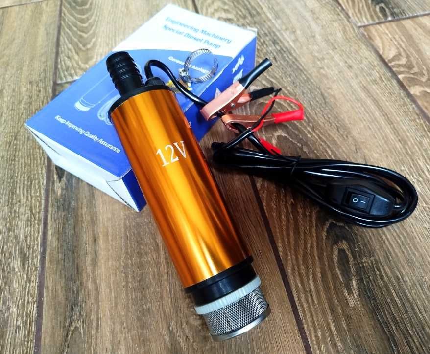 Паливний насос перекачки палива дизеля води масла Помпа 12V 24V Шланг