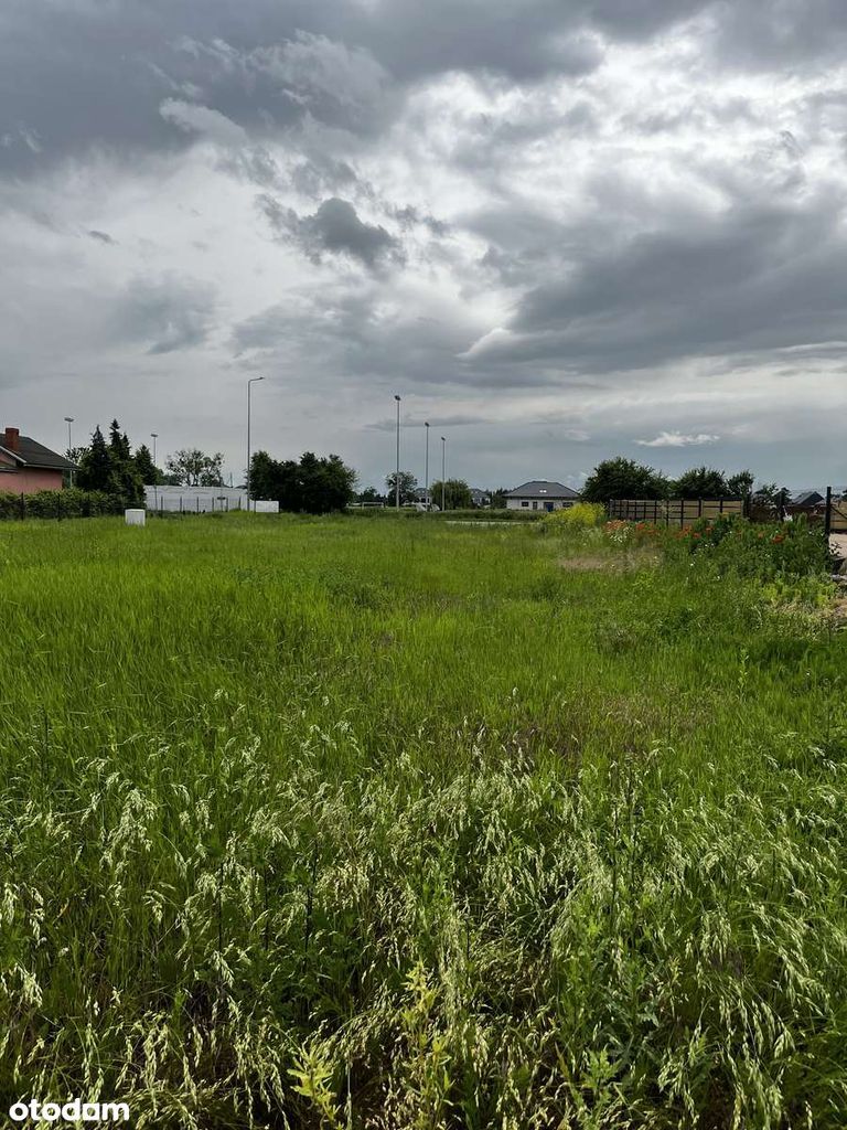 Dzialka budowlana Domaslaw, 10 arów, dojazd asfaltowy, z MPZP