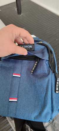 Mochila unisexo azul