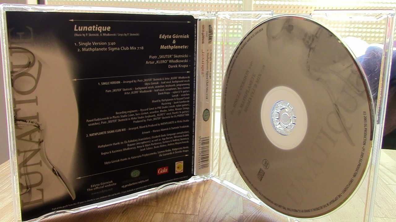 Mathplanete feat. Edyta Górniak " Lunatique" singiel, 2005