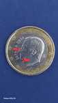 Moeda Espanha 1 Euro com erro de cunhagem