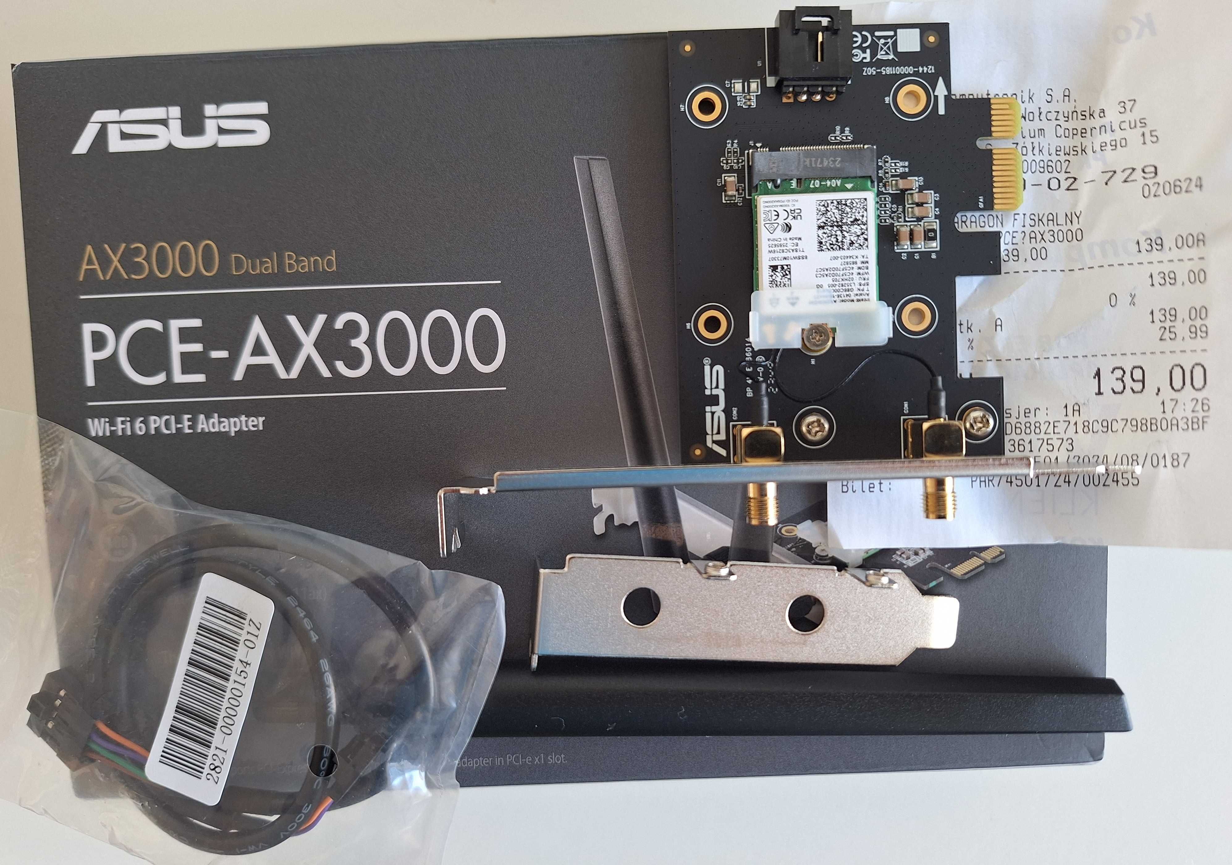 karta sieciowa ASUS PCE-AX3000