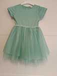 Piękna miętowa sukienka 122-128 H&M
