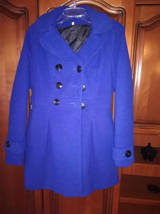 Płaszcz jesienno zimowy z flauszu rozmiar 38