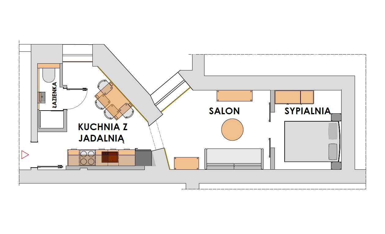 Klimatyczne mieszkanie w Kamienicy  - Loft -  Industrialne