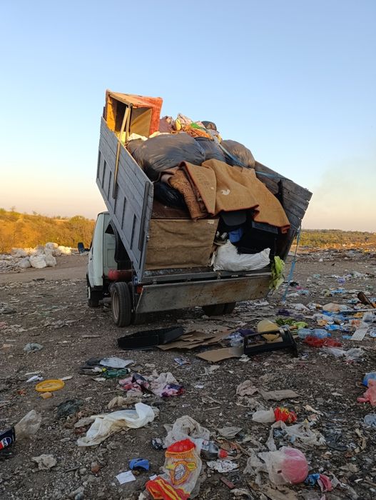 Вывоз мусора Газель самосвал строй бытовой хлам грузчики