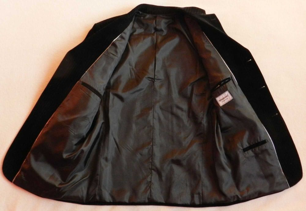 Elegancka wyjściowa stylowa męska marynarka zamszowa L/XL
