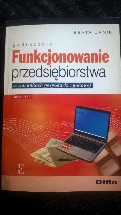 Podręcznik Funkcjonowanie przedsiębiorstwa w warunkach gospodarki rynk