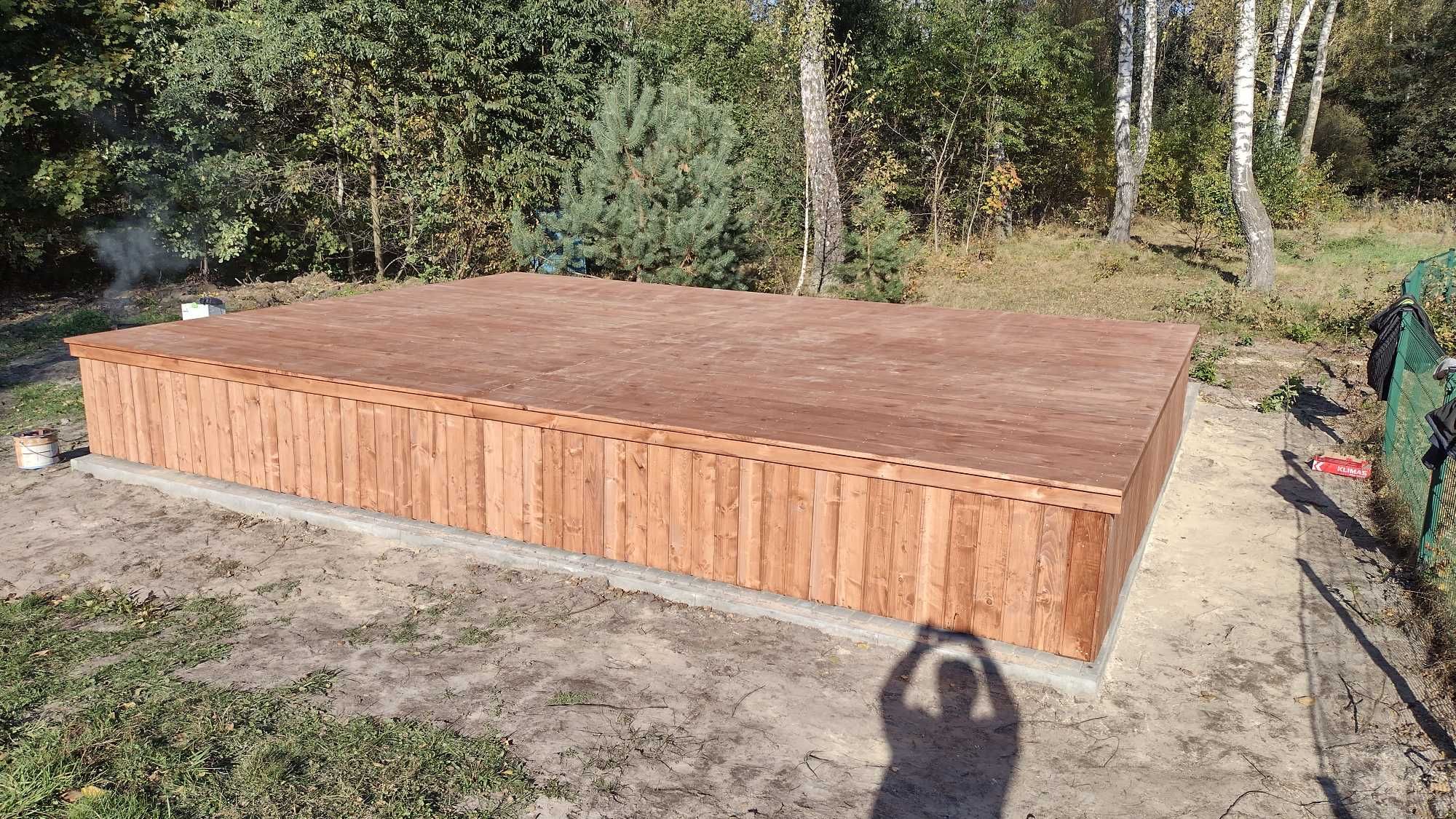 scena drewniana altana wiaty zadaszenia producent