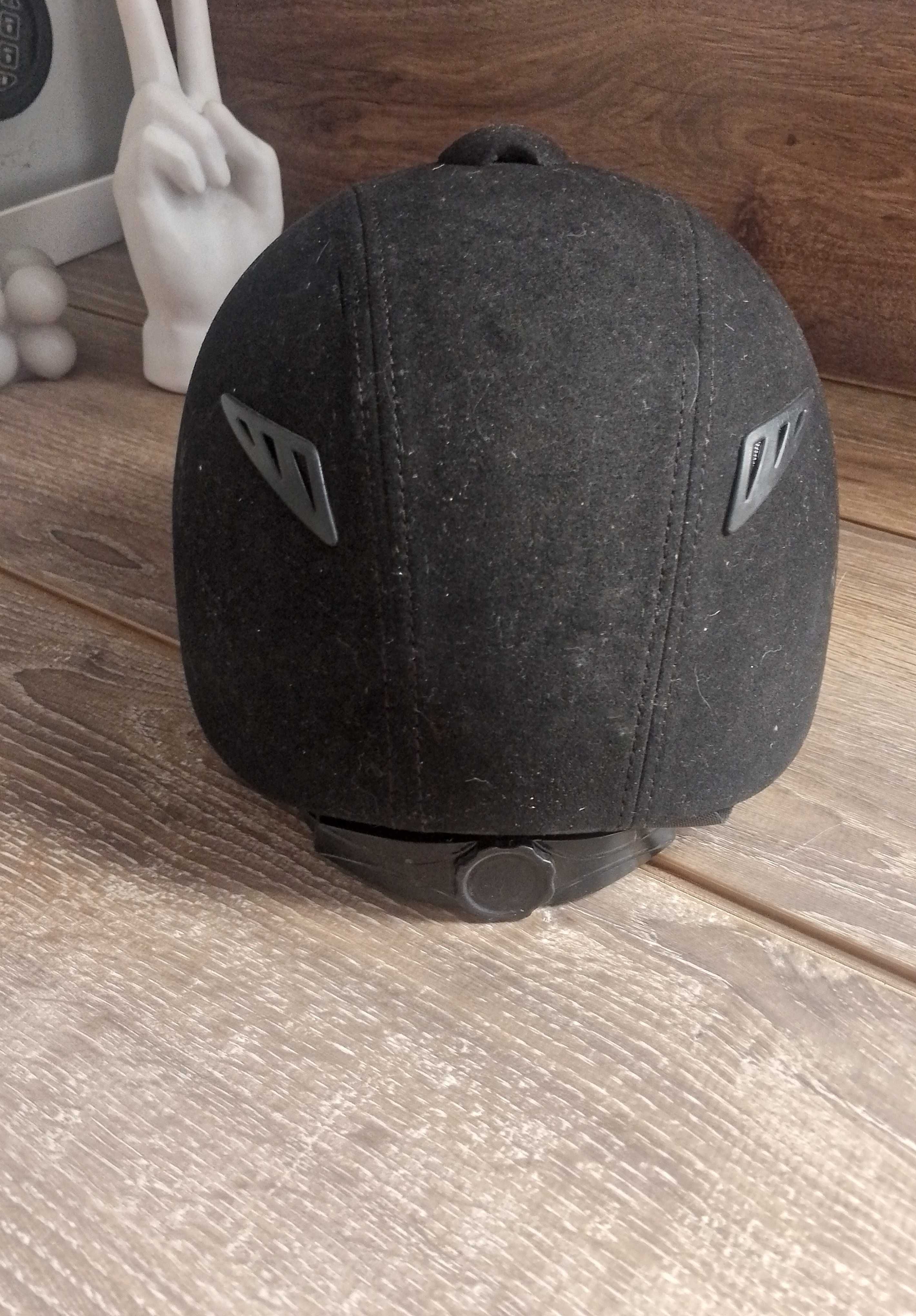 Kask jeździecki York na konia czarny 52 54 S