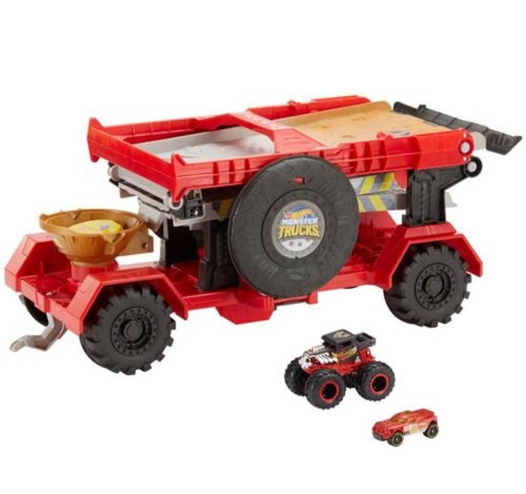 Camião/pista Hot Wheels Monster Trucks + veículos extra