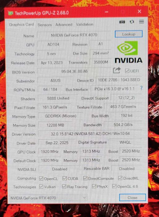 Відеокарта RTX 4070 ASUS Dual White OC Edition 12GB GDDR6X НА ГАРАНТІЇ