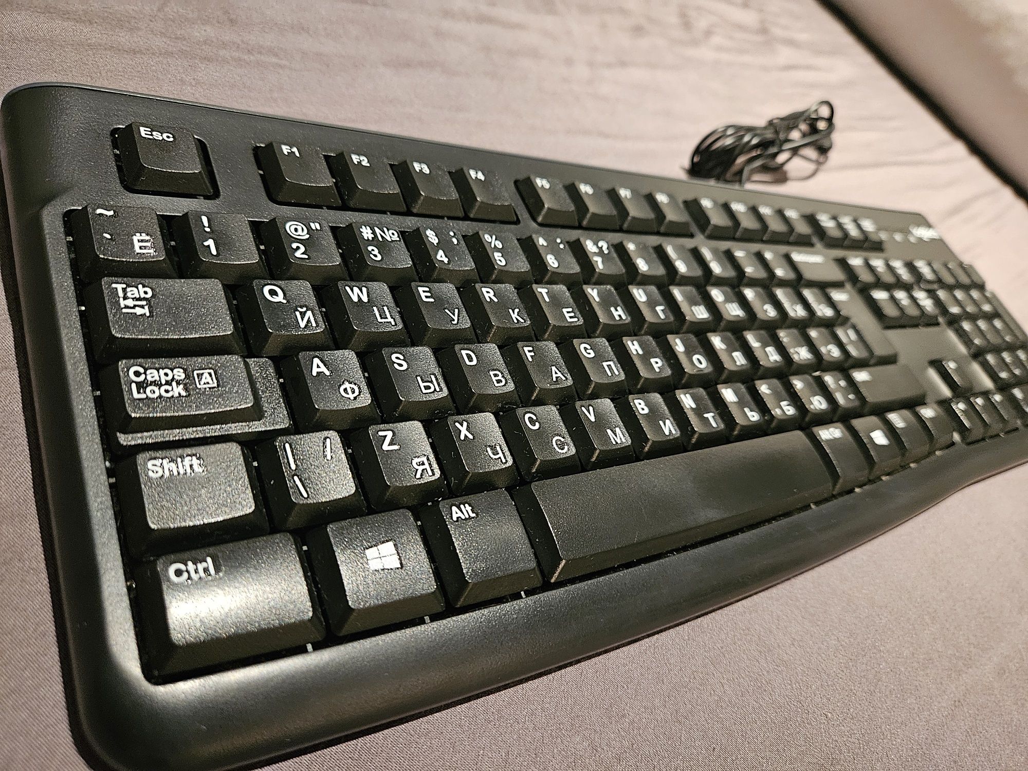 Комплект (клавіатура + миша) Logitech MK120 Black USB