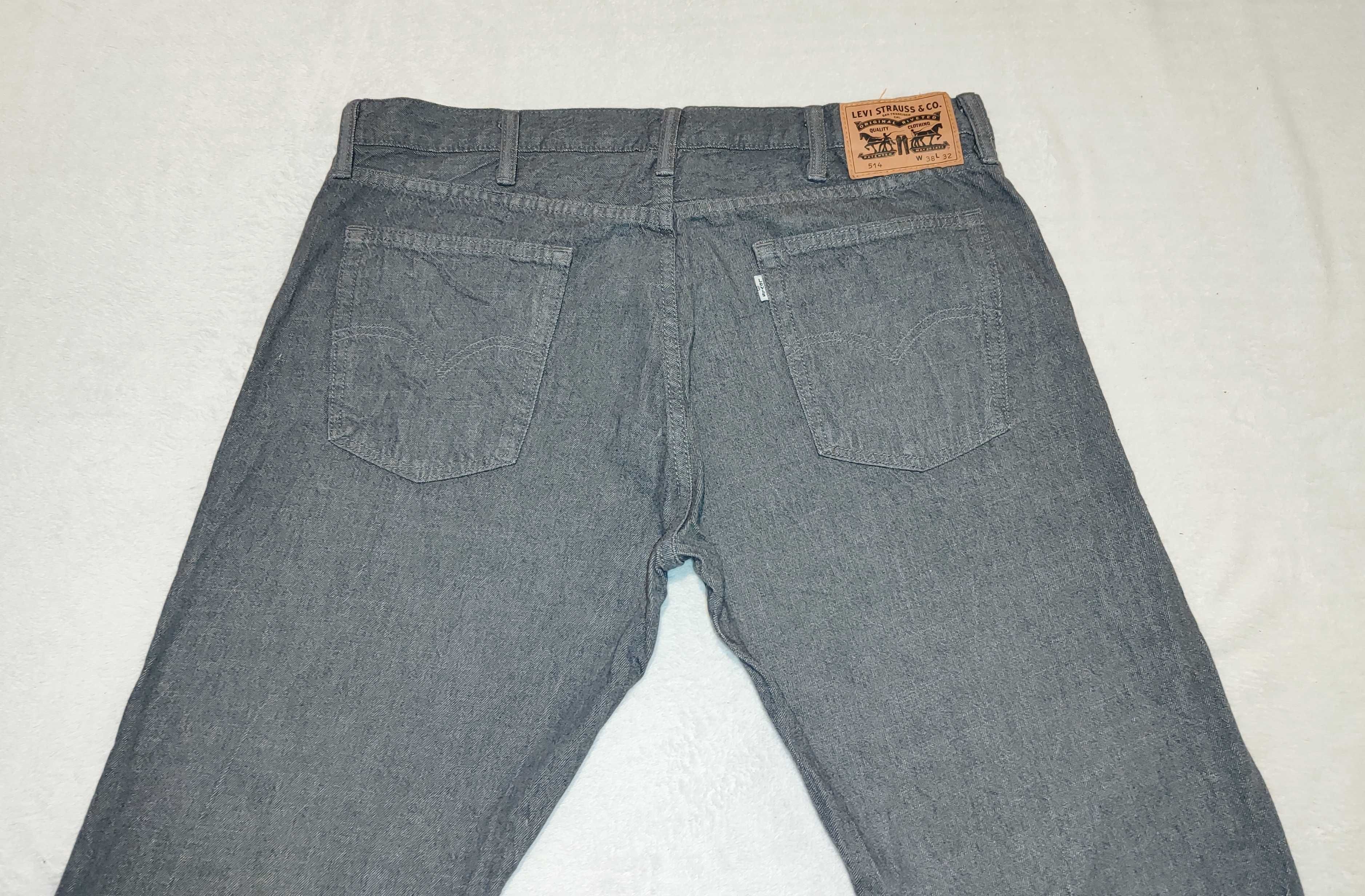 LEVI'S STRAUSS 514 piękne spodnie męskie 100% bawełna W38 L32
