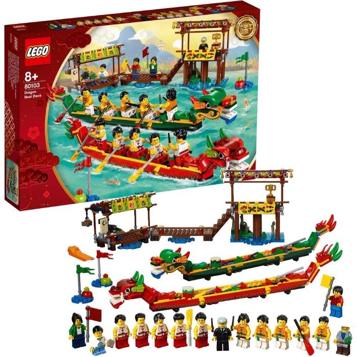 LEGO Chinese Festivals Dragon Boat Race 80103 - NOVO E SELADO