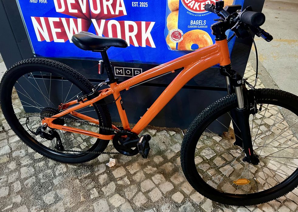 ROCKRIDER  Bicicleta BTT 26" 9-12 anos, EXPL 500  Laranja